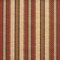 Ecru Stripe - Red & Burgundy Stripe Upholstery Fabric 54 Inches"